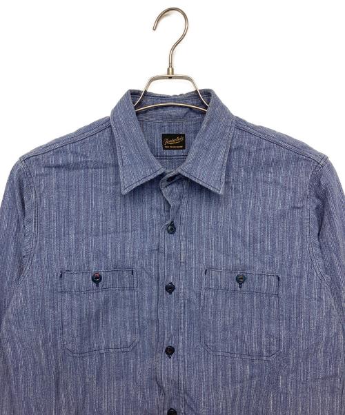 TENDERLOIN（テンダーロイン）TENDERLOIN (テンダーロイン) 長袖シャツ ブルー サイズ:Sの古着・服飾アイテム