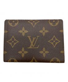 LOUIS VUITTON（ルイ ヴィトン）の古着「モノグラム　ポルト2カルト・ヴェルティカル　パスケース」｜ブラウン