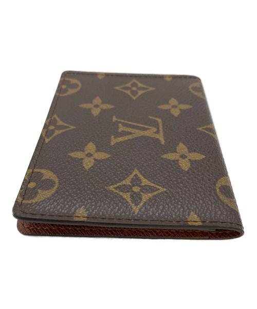 LOUIS VUITTON（ルイ ヴィトン）LOUIS VUITTON (ルイ ヴィトン) モノグラム　ポルト2カルト・ヴェルティカル　パスケース ブラウンの古着・服飾アイテム