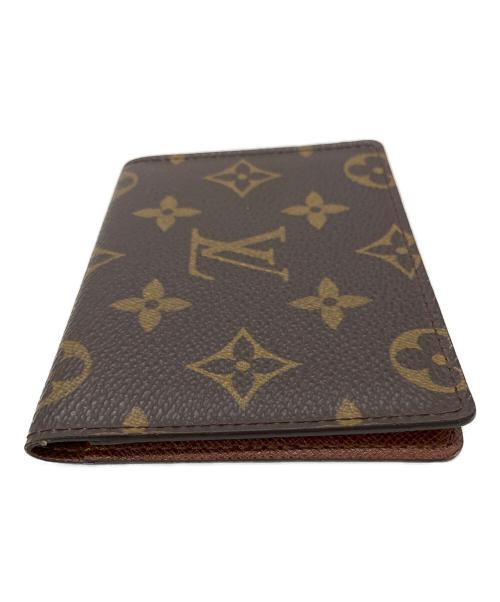 LOUIS VUITTON（ルイ ヴィトン）LOUIS VUITTON (ルイ ヴィトン) モノグラム　ポルト2カルト・ヴェルティカル　パスケース ブラウンの古着・服飾アイテム