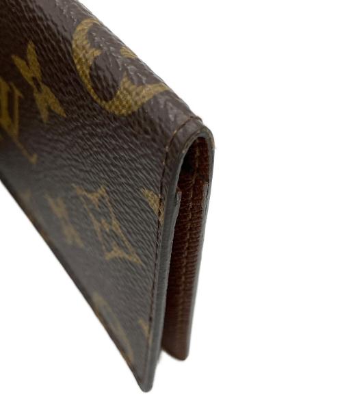 LOUIS VUITTON（ルイ ヴィトン）LOUIS VUITTON (ルイ ヴィトン) モノグラム　ポルト2カルト・ヴェルティカル　パスケース ブラウンの古着・服飾アイテム