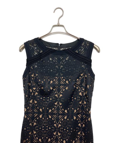 TADASHI SHOJI（タダシ ショージ）TADASHI SHOJI (タダシ ショージ) ノースリーブ・キャミソールワンピース ブラック サイズ:Mの古着・服飾アイテム