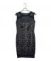 TADASHI SHOJI（タダシ ショージ）の古着「ノースリーブ・キャミソールワンピース」｜ブラック