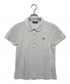 BURBERRY BLUE LABELバーバリー ブルー レーベル）の古着「ポロシャツ」｜ホワイト