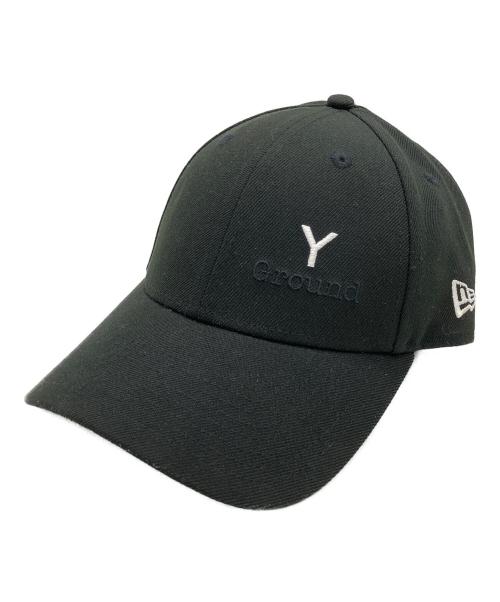 New Era（ニューエラ）New Era (ニューエラ) GROUND Y (グラウンドワイ) キャップ ブラックの古着・服飾アイテム
