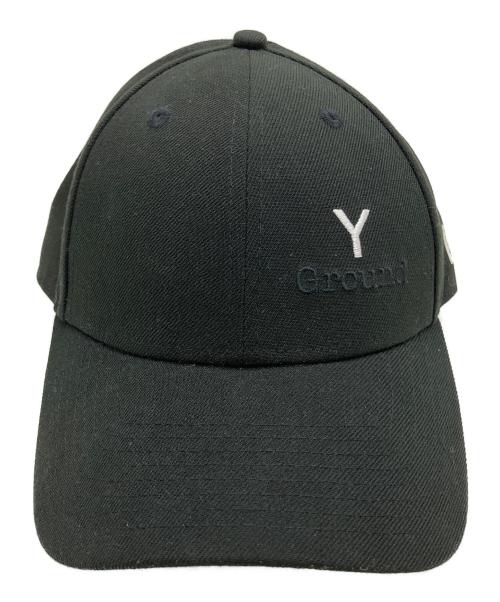 New Era（ニューエラ）New Era (ニューエラ) GROUND Y (グラウンドワイ) キャップ ブラックの古着・服飾アイテム