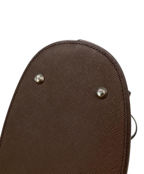 BURBERRY（バーバリー）BURBERRY (バーバリー) ハンドバッグ ベージュ×レッドの古着・服飾アイテム