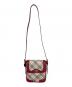 BURBERRY (バーバリー) ショルダーバッグ ベージュ×レッド：32000円