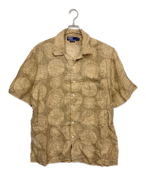 POLO RALPH LAUREN（ポロ・ラルフローレン）POLO RALPH LAUREN (ポロ・ラルフローレン) オープンカラーシャツ 総柄 古着 アイボリー サイズ:Mの古着・服飾アイテム