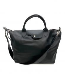 LONGCHAMP×Mr.Bags（ロンシャン）の古着「プリアージュ エナジーL」｜ブラック