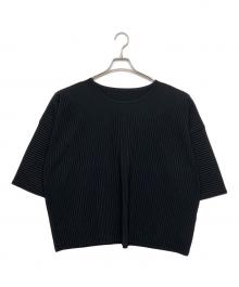 HOMME PLISSE ISSEY MIYAKE（オム プリッセ イッセイ ミヤケ）の古着「HP01JK115　カットソー」｜ブラック