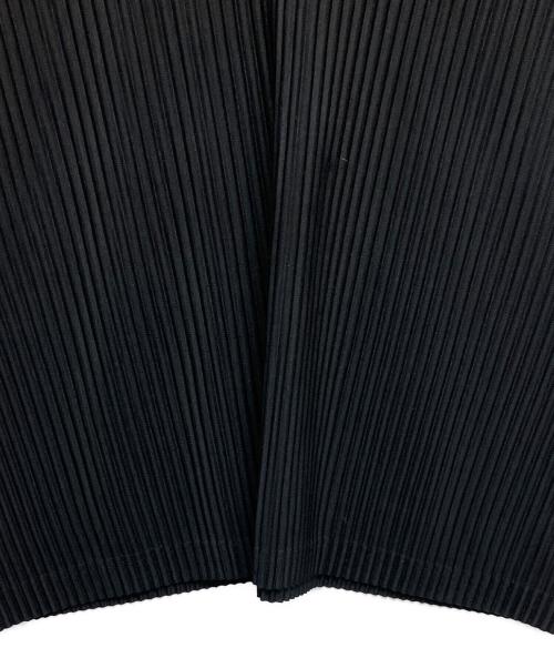 HOMME PLISSE ISSEY MIYAKE（オム プリッセ イッセイ ミヤケ）HOMME PLISSE ISSEY MIYAKE (オム プリッセ イッセイ ミヤケ) HP01JK115　カットソー ブラック サイズ:2の古着・服飾アイテム