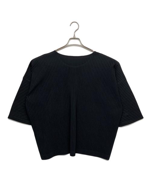 HOMME PLISSE ISSEY MIYAKE（オム プリッセ イッセイ ミヤケ）HOMME PLISSE ISSEY MIYAKE (オム プリッセ イッセイ ミヤケ) HP01JK115　カットソー ブラック サイズ:2の古着・服飾アイテム