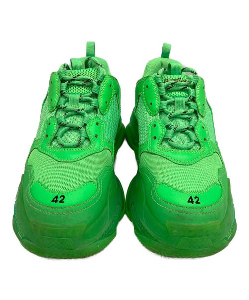 BALENCIAGA（バレンシアガ）BALENCIAGA (バレンシアガ) Triple S CLEAR SOLE　スニーカー グリーン サイズ:42の古着・服飾アイテム