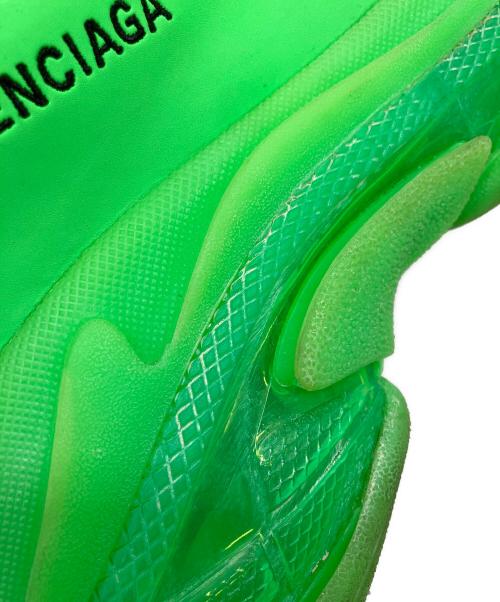 BALENCIAGA（バレンシアガ）BALENCIAGA (バレンシアガ) Triple S CLEAR SOLE　スニーカー グリーン サイズ:42の古着・服飾アイテム