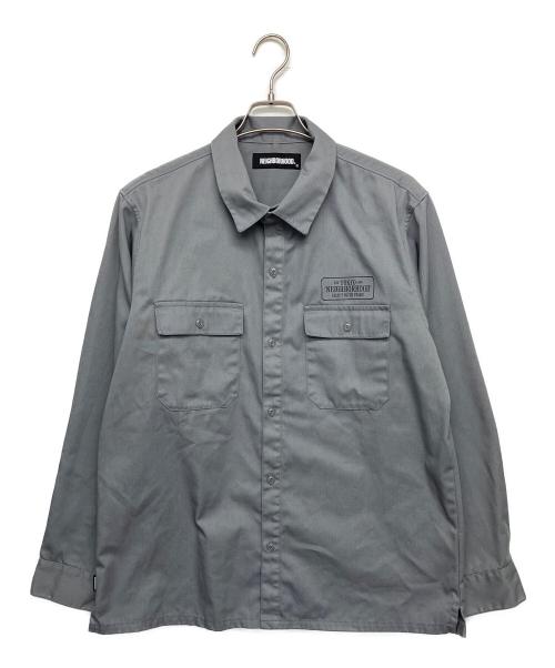 NEIGHBORHOOD（ネイバーフッド）NEIGHBORHOOD (ネイバーフッド) 202tsnh-shm01　長袖シャツ グレー サイズ:Lの古着・服飾アイテム