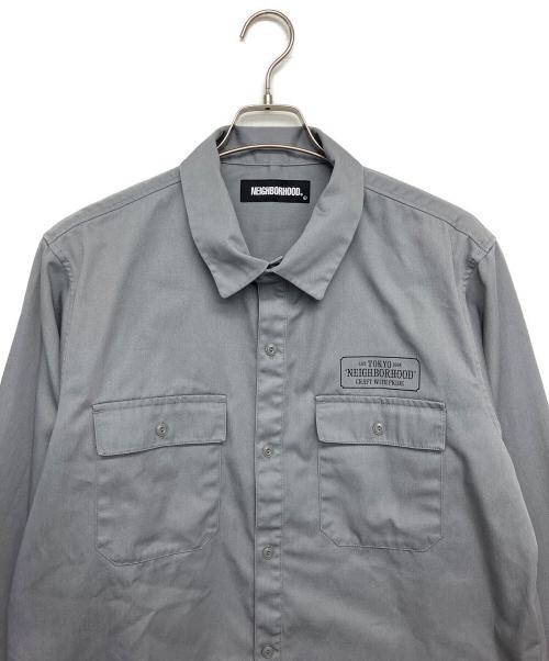 NEIGHBORHOOD（ネイバーフッド）NEIGHBORHOOD (ネイバーフッド) 202tsnh-shm01　長袖シャツ グレー サイズ:Lの古着・服飾アイテム