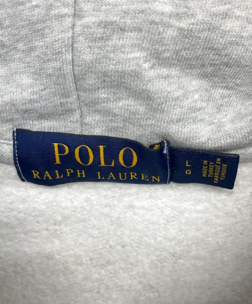 POLO RALPH LAUREN（ポロ・ラルフローレン）POLO RALPH LAUREN (ポロ・ラルフローレン) パーカー ポロベア ライトグレー サイズ:Lの古着・服飾アイテム