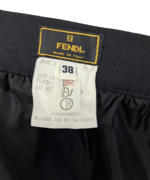 FENDI（フェンディ）FENDI (フェンディ) スカート ブラック サイズ:38の古着・服飾アイテム