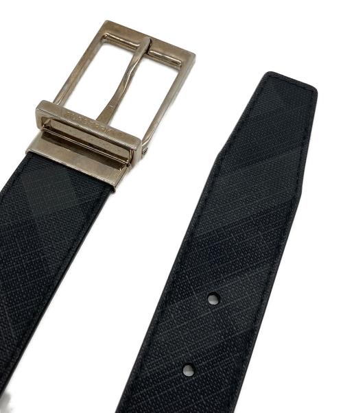 BURBERRY（バーバリー）BURBERRY (バーバリー) レザーベルト ブラックの古着・服飾アイテム