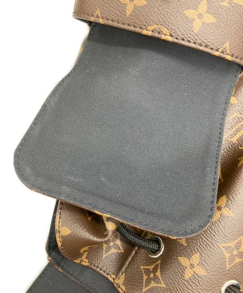 LOUIS VUITTON（ルイ ヴィトン）LOUIS VUITTON (ルイ ヴィトン) モノグラム マカサー クリストファーPM ブラウンの古着・服飾アイテム