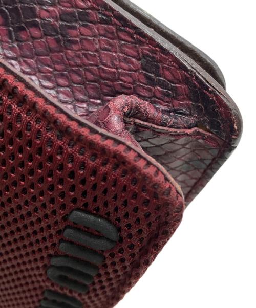 MIU MIU（ミュウミュウ）MIU MIU (ミュウミュウ) CROSS BODY PYTHON BAG 1999 FW レッドの古着・服飾アイテム