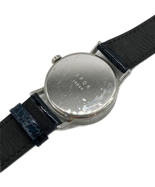 SPQR（スポール）SPQR (スポール) 印傳の山本 (インデンノヤマモト) 腕時計 スモールセコンド37mm／濃藍の古着・服飾アイテム