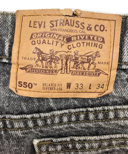 LEVI'S（リーバイス）LEVI'S (リーバイス) 90s 先染 ブラックデニムパンツ ブラック サイズ:83.5cm (W33)の古着・服飾アイテム