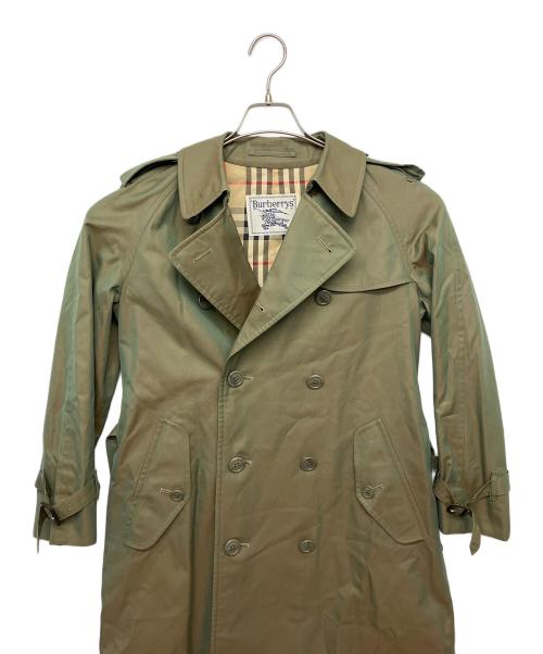 Burberry's（バーバリーズ）Burberry's (バーバリーズ) トレンチコート 玉虫色 サイズ:胸囲82　腰囲92　身長155の古着・服飾アイテム