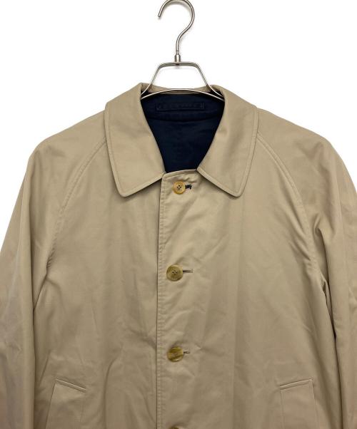 Burberry's（バーバリーズ）Burberry's (バーバリーズ) リバーシブルコート ブルー×ベージュ サイズ:32の古着・服飾アイテム