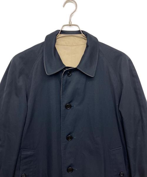 Burberry's（バーバリーズ）Burberry's (バーバリーズ) リバーシブルコート ブルー×ベージュ サイズ:32の古着・服飾アイテム
