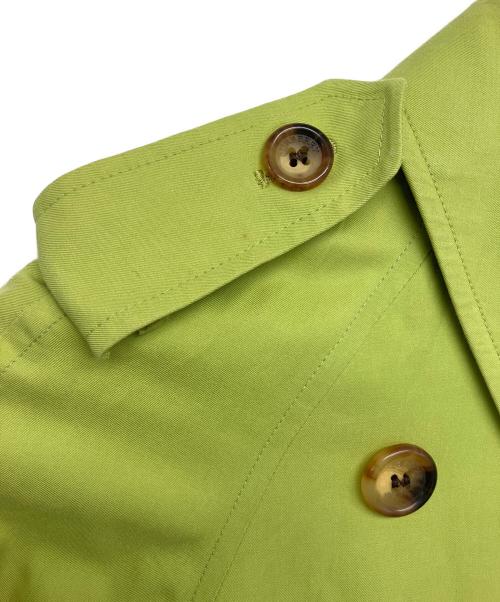 BURBERRY LONDON（バーバリーロンドン）BURBERRY LONDON (バーバリーロンドン) トレンチコート 黄緑 サイズ:10の古着・服飾アイテム
