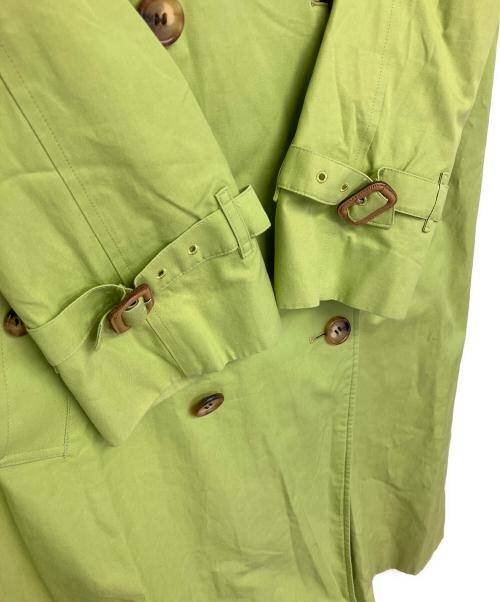 BURBERRY LONDON（バーバリーロンドン）BURBERRY LONDON (バーバリーロンドン) トレンチコート 黄緑 サイズ:10の古着・服飾アイテム