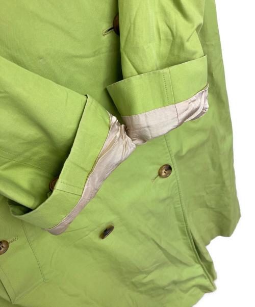BURBERRY LONDON（バーバリーロンドン）BURBERRY LONDON (バーバリーロンドン) トレンチコート 黄緑 サイズ:10の古着・服飾アイテム
