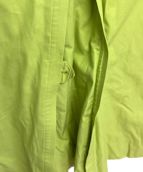 BURBERRY LONDON（バーバリーロンドン）BURBERRY LONDON (バーバリーロンドン) トレンチコート 黄緑 サイズ:10の古着・服飾アイテム