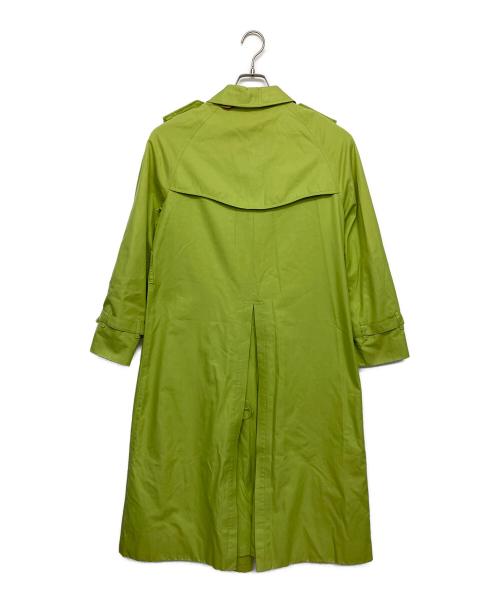 BURBERRY LONDON（バーバリーロンドン）BURBERRY LONDON (バーバリーロンドン) トレンチコート 黄緑 サイズ:10の古着・服飾アイテム