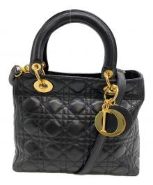 Christian Dior（クリスチャン ディオール）の古着「カナージュ　2WAYショルダーバッグ」｜ブラック