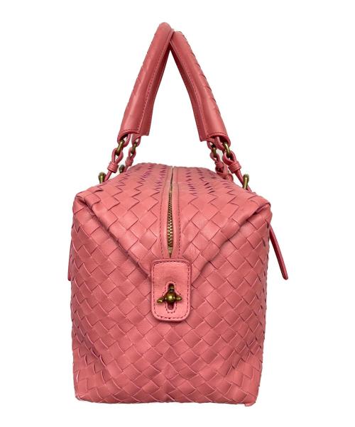 BOTTEGA VENETA（ボッテガベネタ）BOTTEGA VENETA (ボッテガベネタ) ボストンバッグ ピンクの古着・服飾アイテム
