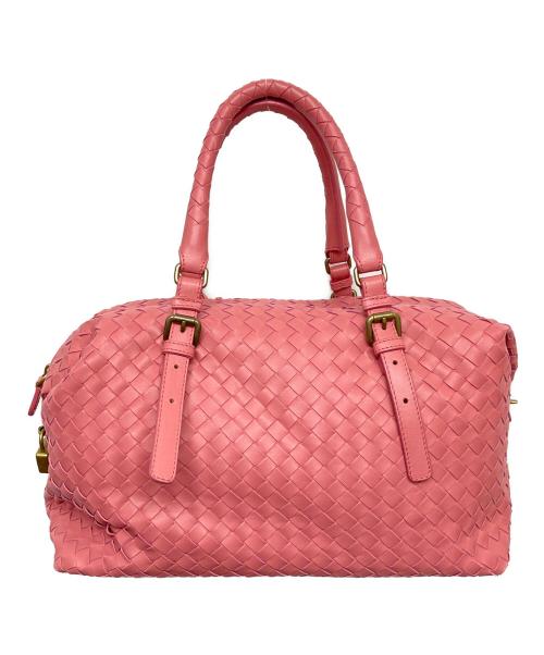 BOTTEGA VENETA（ボッテガベネタ）BOTTEGA VENETA (ボッテガベネタ) ボストンバッグ ピンクの古着・服飾アイテム
