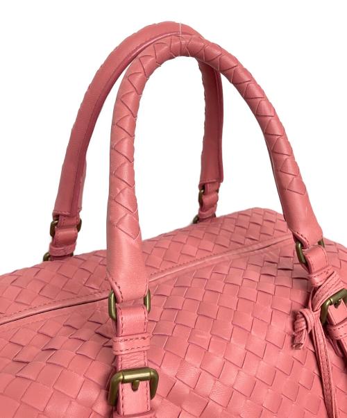 BOTTEGA VENETA（ボッテガベネタ）BOTTEGA VENETA (ボッテガベネタ) ボストンバッグ ピンクの古着・服飾アイテム