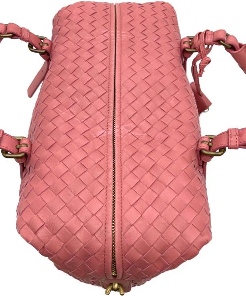 BOTTEGA VENETA（ボッテガベネタ）BOTTEGA VENETA (ボッテガベネタ) ボストンバッグ ピンクの古着・服飾アイテム