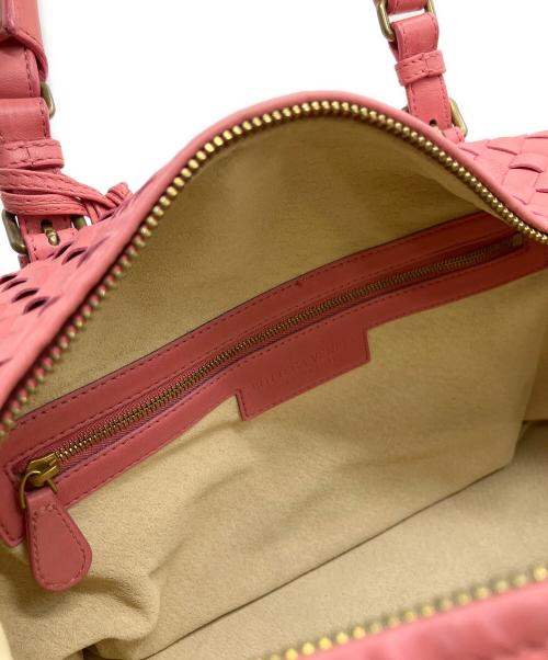 BOTTEGA VENETA（ボッテガベネタ）BOTTEGA VENETA (ボッテガベネタ) ボストンバッグ ピンクの古着・服飾アイテム