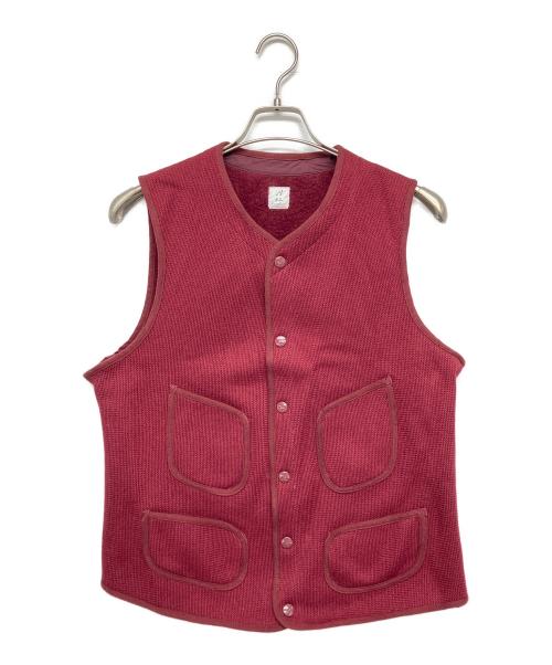 ANATOMICA（アナトミカ）ANATOMICA (アナトミカ) ビーチクロスウールベスト 530-522-08 レッド サイズ:Lの古着・服飾アイテム
