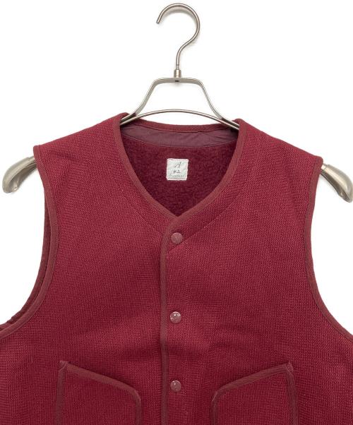 ANATOMICA（アナトミカ）ANATOMICA (アナトミカ) ビーチクロスウールベスト 530-522-08 レッド サイズ:Lの古着・服飾アイテム