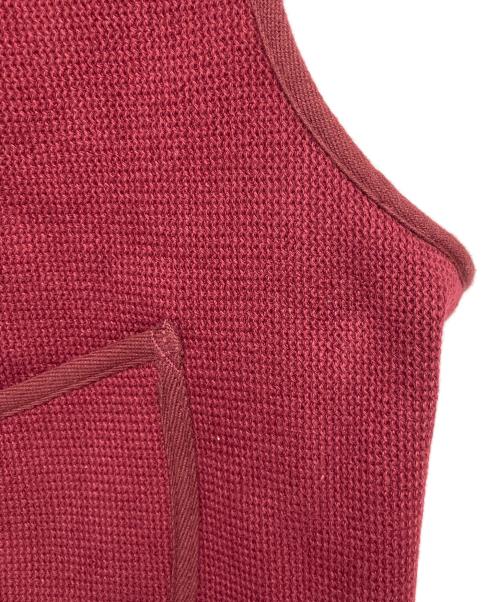 ANATOMICA（アナトミカ）ANATOMICA (アナトミカ) ビーチクロスウールベスト 530-522-08 レッド サイズ:Lの古着・服飾アイテム