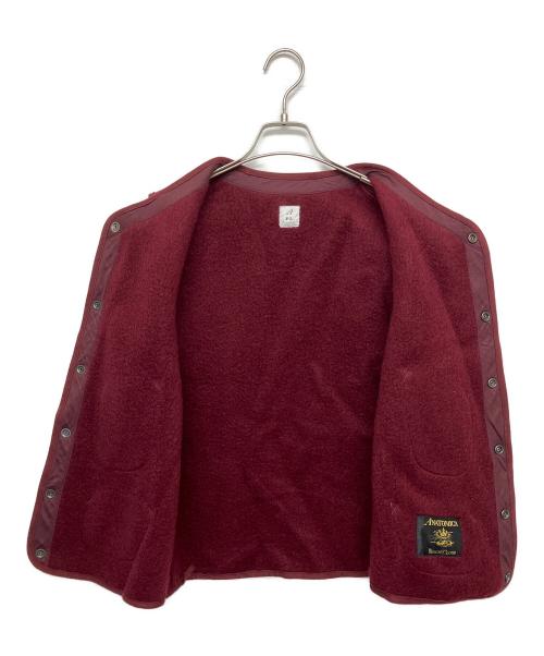 ANATOMICA（アナトミカ）ANATOMICA (アナトミカ) ビーチクロスウールベスト 530-522-08 レッド サイズ:Lの古着・服飾アイテム