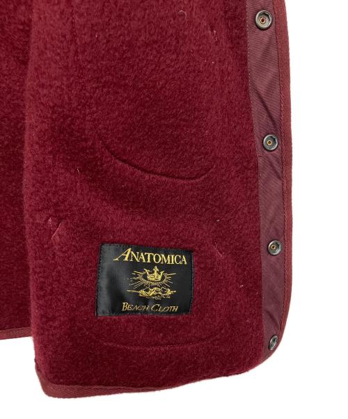 ANATOMICA（アナトミカ）ANATOMICA (アナトミカ) ビーチクロスウールベスト 530-522-08 レッド サイズ:Lの古着・服飾アイテム