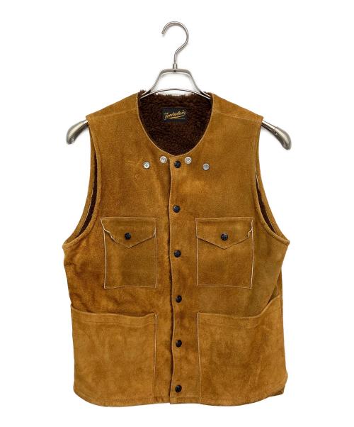 TENDERLOIN（テンダーロイン）TENDERLOIN (テンダーロイン) スウェードベスト ブラウン サイズ:Sの古着・服飾アイテム