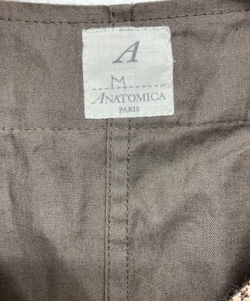 ANATOMICA（アナトミカ）ANATOMICA (アナトミカ) ベスト アイボリー×ブラウン サイズ:Mの古着・服飾アイテム