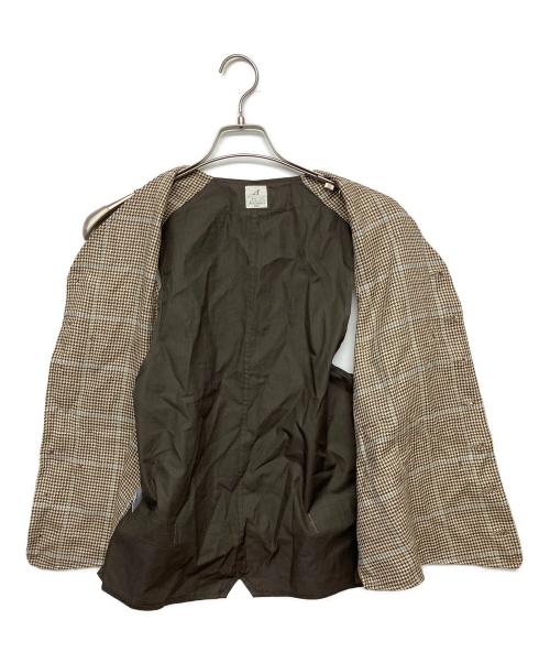 ANATOMICA（アナトミカ）ANATOMICA (アナトミカ) ベスト アイボリー×ブラウン サイズ:Mの古着・服飾アイテム